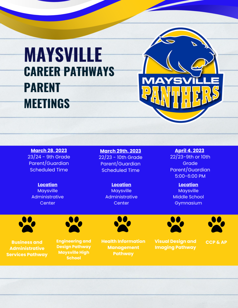 Career Pathway Parent/Guardian Meeting Maysville Local Schools